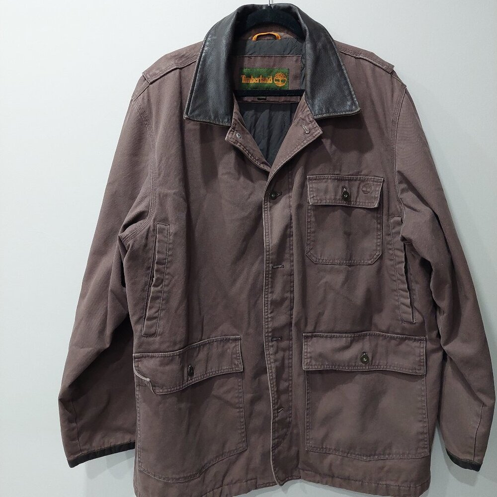 Timberland Men's VTG Y2K 90s Western Waterproof Barn Coat Size XXL